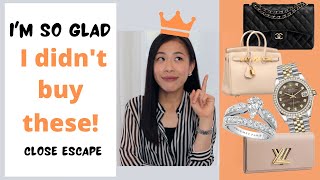 Classic Luxury Items I'm Glad I Didn't Buy |Worst designer purchases| Rolex, Louis Vuitton, Chanel.