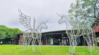 走步道還可以尋找神秘水道探險去，冬山河生態綠舟~河親水公園@幸福5熊