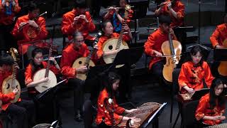 Chinese orchestra: Pestle \u0026 Mortar Dance  民族管弦樂《杵舞石音》 (自然音響)