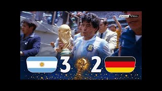 Argentina 3-2 West Germany Extended Highlights 1986 FIFA World Cup Final