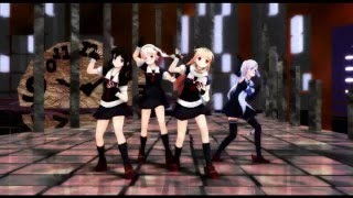 【MMD】[艦これ]白露型でOne・Two・Three (4人ver)[HD][夕立 時雨 春雨 海風]