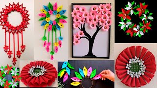 5 Best Wall Decoration Ideas | Wall Hanging Craft Ideas | DIY Room Decor Craft Ideas | Paper Crafts