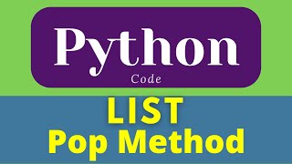pop method in list | List In Python | Python Tutorial | Exersice #shorts #python #ytshorts #4k