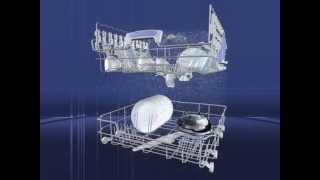 Whirlpool dishwasher half load