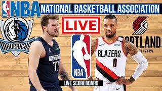 Live: Dallas Mavericks Vs Portland Trail Blazers | NBA | Scoreboard | Play by Pl