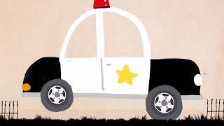 Labo Halloween Car:Draw \u0026 Race for Kids Toddlers,racing game,drawing police car fire engine bus