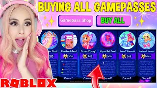 BUYING EVERY GAMEPASS IN ROYALE HIGH...*Is It Worth It?* ROBLOX ROYALE HIGH SPENDING SPREE $$$