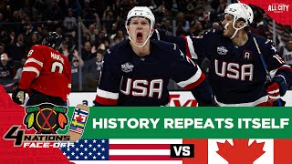 Connor McDavid triumphs over Team USA in overtime victory | CHGO Blackhawks POSTGAME Podcast