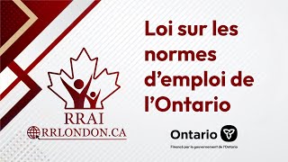 Loi sur les normes d’emploi de l’Ontario