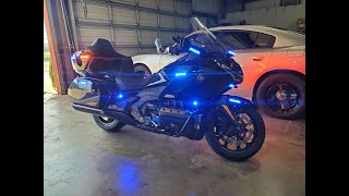 2023 Honda Goldwing Feniex Police Lights by EFS Houston Emergency Fleet Service