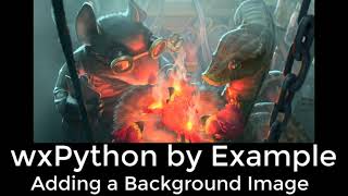 wxPython by Example - Adding a Background Image