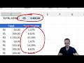 como calcular porcentagem no excel para comparar proporção planilha p download