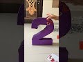 diy 3d number with cardboard 🤩 viral youtubeshorts youtube viralvideo diy handmade craft yes