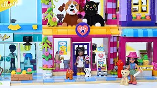 Re-building the Pet Adoption Cafe to fit into Main Street Apartment building | Lego custom build