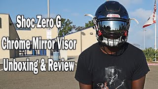 SHOC Zero G Chrome Mirror Visor | Unboxing \u0026 Review