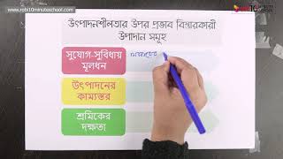 ০১.৩৪. অধ্যায় ১ : উৎপাদন - উৎপাদনশীলতার উপর প্রভাব বিস্তারকারী উপাদানসমূহ ১ [HSC]