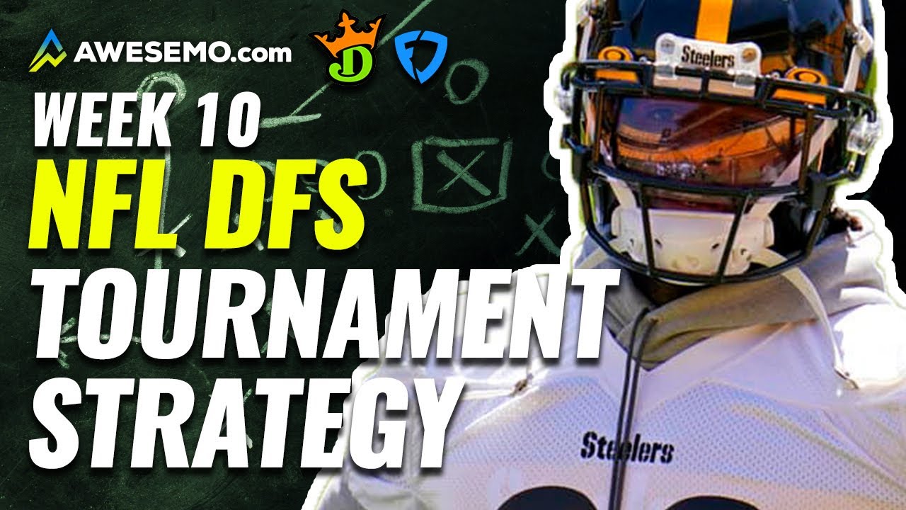 NFL DFS Tournament Strategy Week 10 | NFL DFS Strategy - YouTube