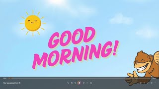 Good Morning Song for Kids | Happy Wake-Up Song to Start the Day! ☀️🎶