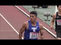 【第105回日本選手権】男子 200ｍ 予選3組