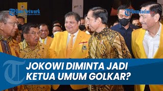 BEREDAR SURAT DUKUNGAN Jokowi Jadi Ketum Golkar, Ditandatangani Sejumlah Politisi Senior Golkar