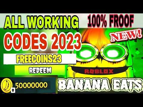 NO WASTE YOUR TIME !!! BANANA EATS ROBLOX CODES OCTOBER 2023 - ALL WORKING CODES - NEW CODES