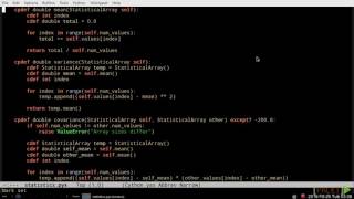 51 Interfacing with C Code Using Cython