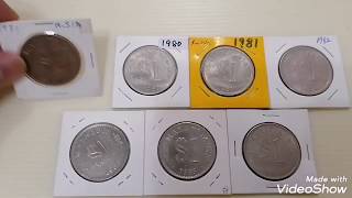 1971-1986 Malaysia 1st Series Rm1 Parliament Coins