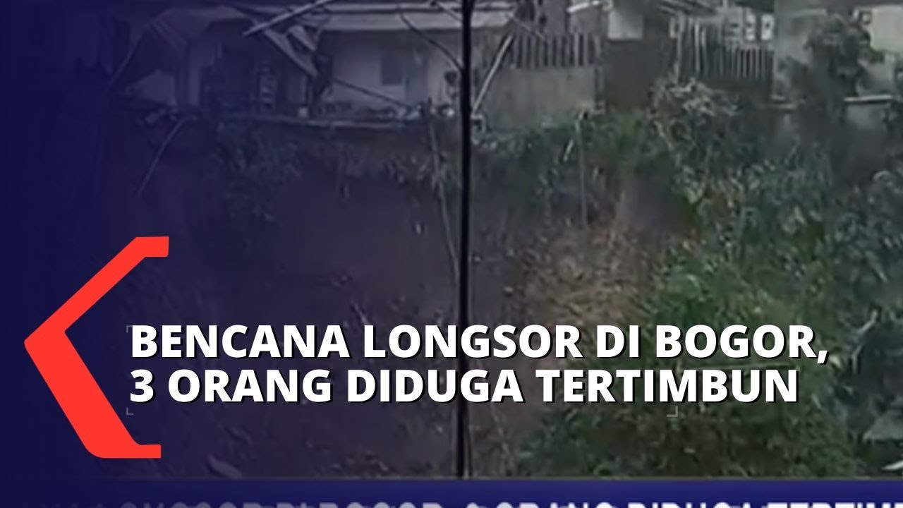 Bencana Longsor Di Bogor, 3 Orang Diduga Tertimbun - YouTube