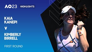 Kaia Kanepi v Kimberly Birrell Highlights | Australian Open 2023 First Round