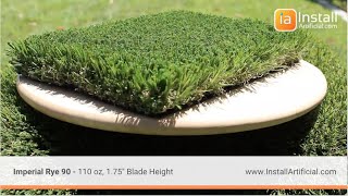 Imperial Rye 90 Artificial Turf - 110 oz, 1.75\