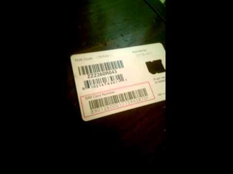 PUK code pin location PUK code pin location