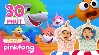 Cá Mập Con 🦈 baby shark doo doo | + Tuyển tập | Pinkfong! Cá mập con - Nhạc thiếu nhi