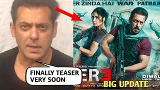 Big update Salman khan came  live Announcement tiger 3 teaser cooming 25 sep 2023