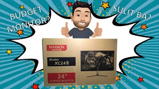 XC24S NVISION MONITOR | UNBOXING + REVIEW | SULIT NGA BA?