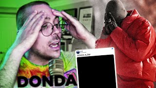 Fantano FULL REACTION to "DONDA" by Kanye West