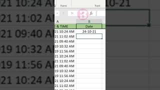 How to Separate Time and Date in Excel @BrainUpp
