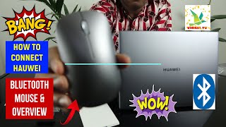 HAUWEI BLUETOOTH MOUSE HOW TO SET UP / CONNECT TO HAUWEI MATEBOOK LAPTOP