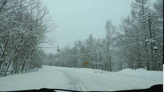 雪の峠道での時速３００㎞のスピードを味わってくださいbyこがねえむしのタイムラプス