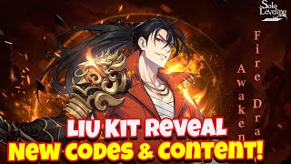 SHARP LIVESTREAM! Liu Zhigang Kit & NEW CODES/Content! [Solo Leveling: Arise]