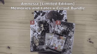 Unboxing Amnesia [Limited Edition] Memories and Later x Crowd Bundle [Switch]