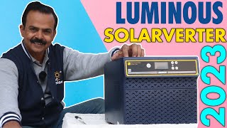 Luminous 2KVA / 24V Solarverter | Luminous Solarverter PCU Specification and Features with Pricing