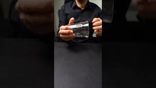 COIN THROUGH GLASS: HOW?? Mind-Bending Coin Magic Trick #cointrick #coinmagictricks