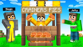 Selling PUMPKIN Pies In Minecraft! (Squid Island)