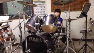 【華月8歳】ドラムレッスン☆Drum Lesson⑭