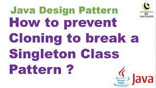 How to prevent Cloning to break a Singleton Class Pattern ? || Design Pattern interview question