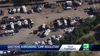 Sacramento Homeless Union prepared to fight to keep Camp Resolution open