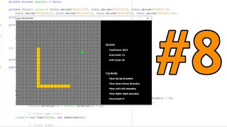 Java Snake game Tutorial - #8: Eats the fruit