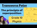 Grade 10 Transverse Pulses and the Principle of superposition