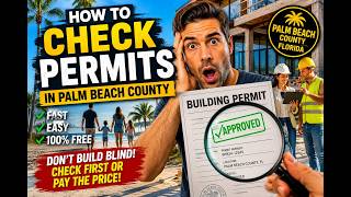 How to check permits in Palm Beach county