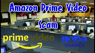 #scambaiting #evidence Amazon Prime Video Scam (An Old Tech Scam)